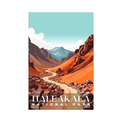 Haleakala National Park Poster, Travel Art, Office Poster, Home Decor | S3 - image1